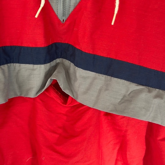 Mens hooded pullover half zip windbreaker - Picture 15 of 16